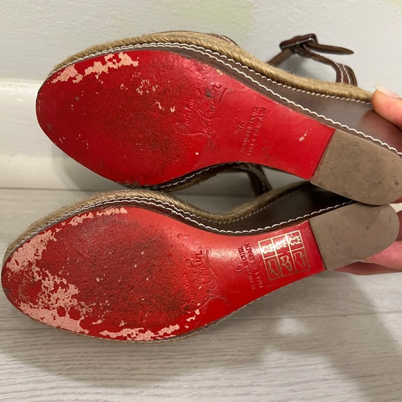 Christian Louboutin Almeria Wedges - Picture 7 of 8